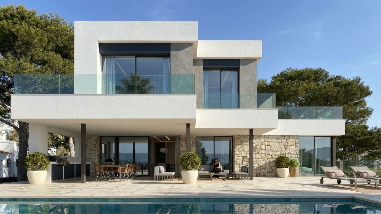 A modern new-build villa for sale in Teulada, Costa Blanca North